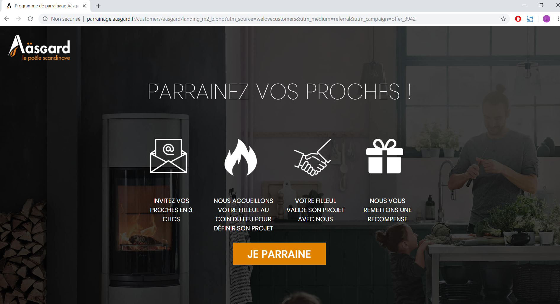 Landing page Aasgard